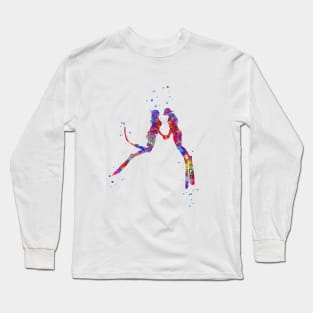 Scuba couple Long Sleeve T-Shirt